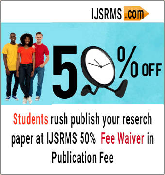 IJSRMS 50 Percent Fee Waiver for Students